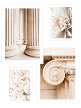 Beige Touch Poster Seti
